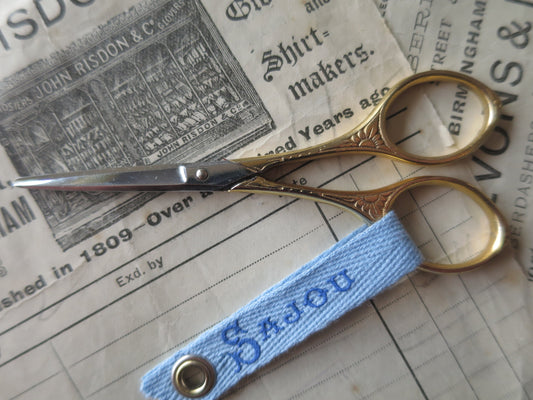 Sajou Gilded Sun Paired Embroidery Scissors