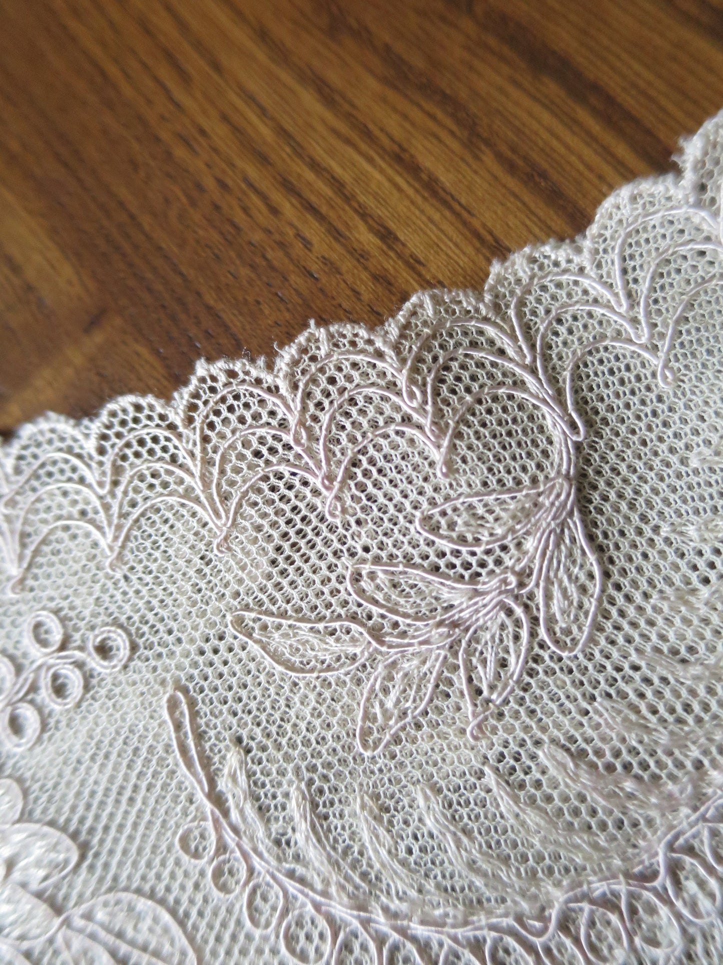 Antique Edwardian Schiffli Lace Dress Yoke