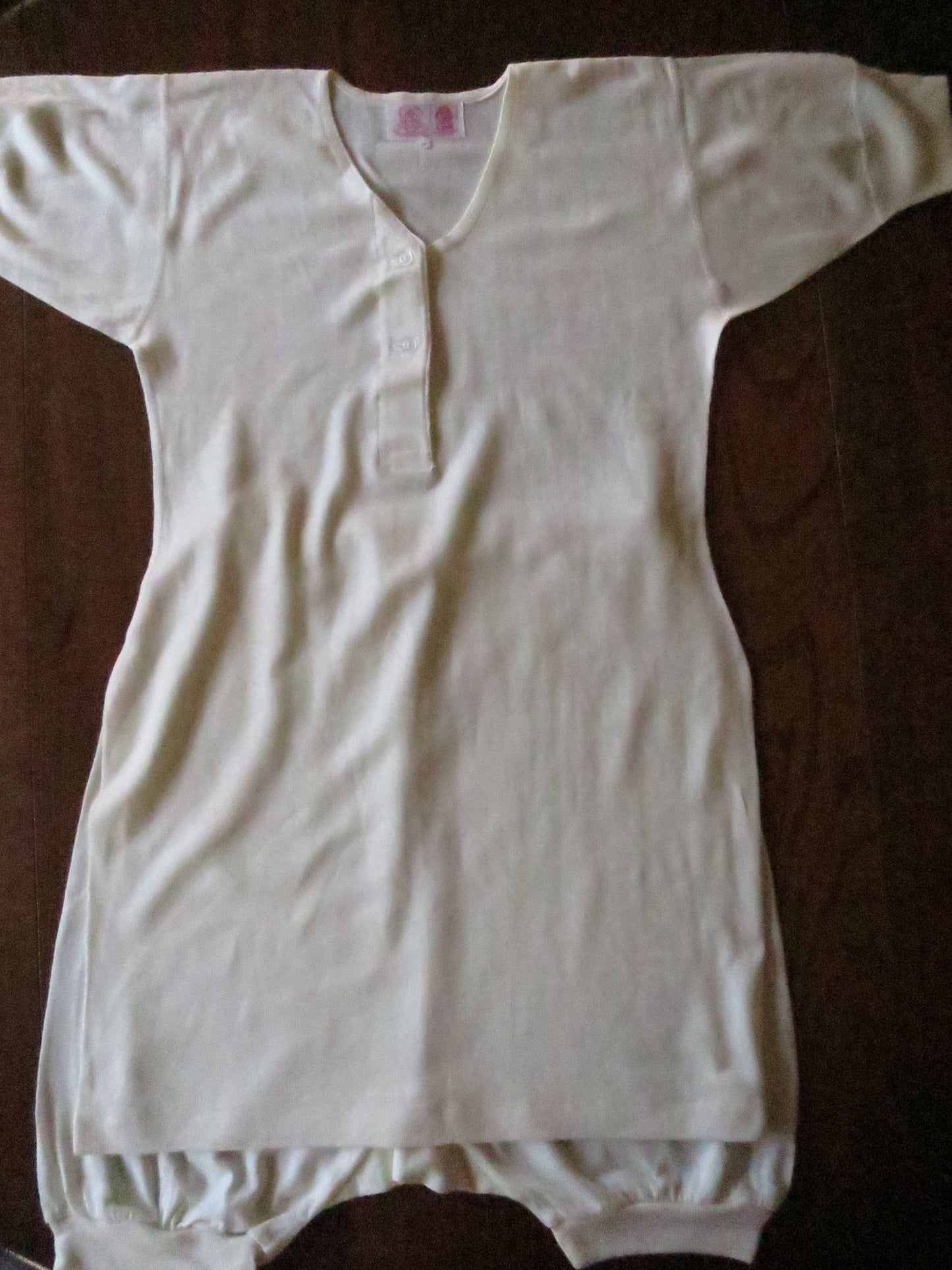 Vintage 1940's Unused 'The BP Brand' Pure New Wool Vest & Bloomers Set