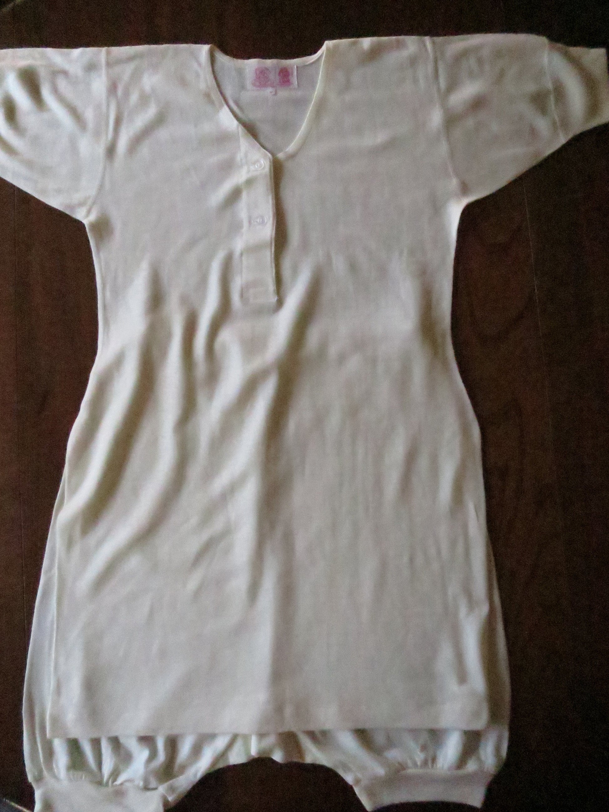 Vintage 1940's Unused 'The BP Brand' Pure New Wool Vest & Bloomers Set