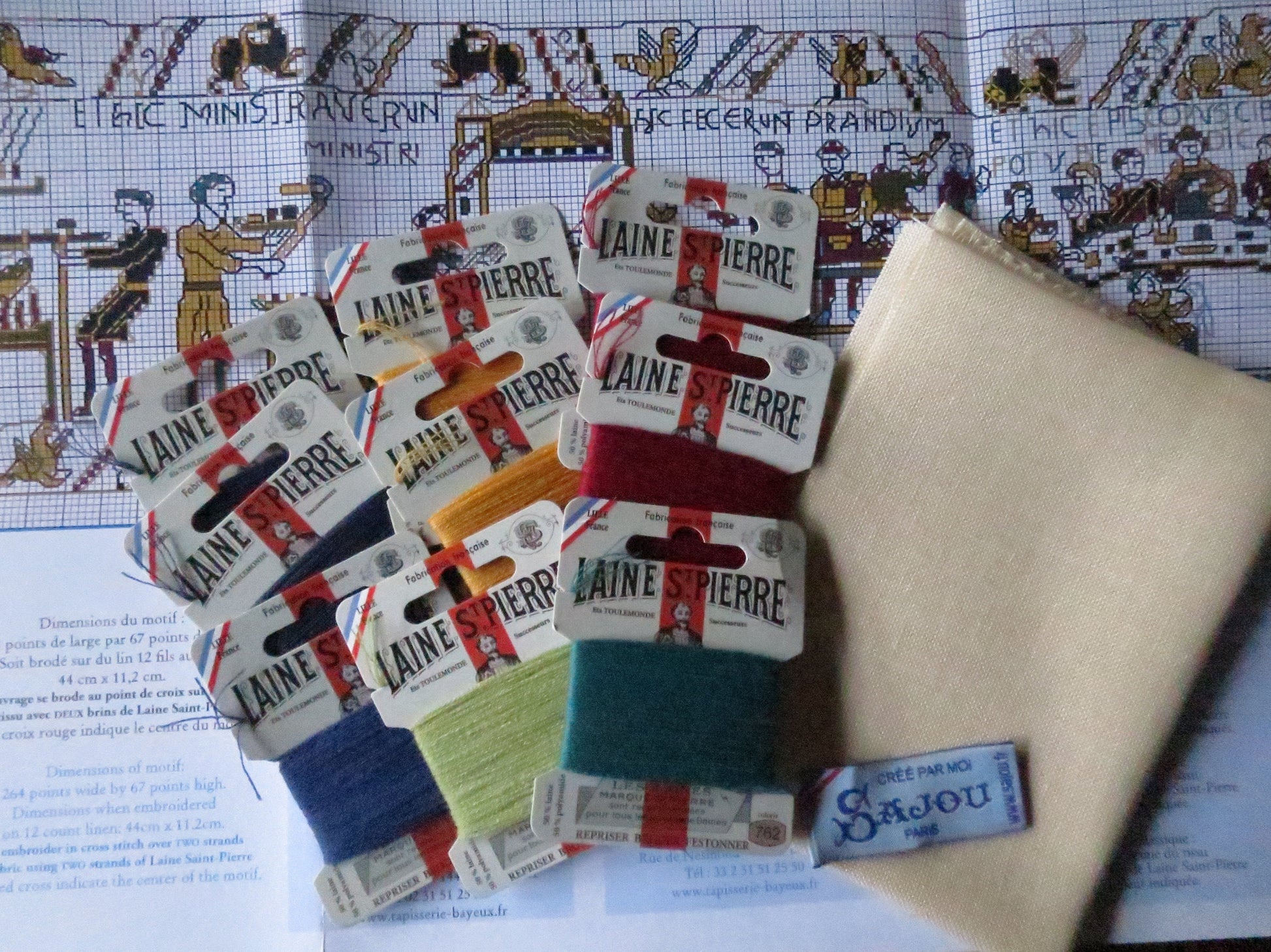 Sajou Museum & Heritage Bayeux Tapestry Embroidery Kit- Williams Feast