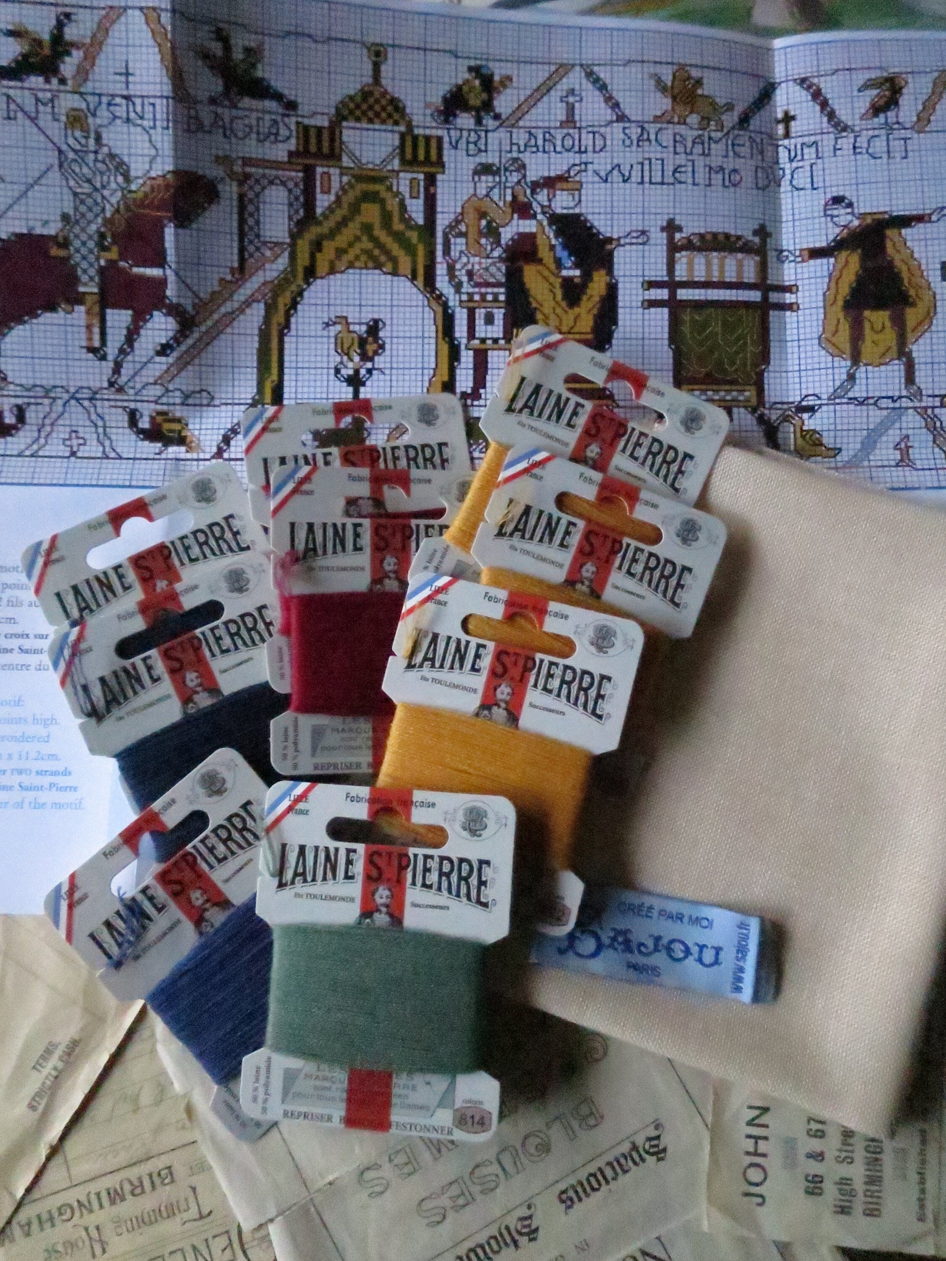 Sajou Museum & Heritage Bayeux Tapestry Embroidery Kit- The Pledge of Bayeux