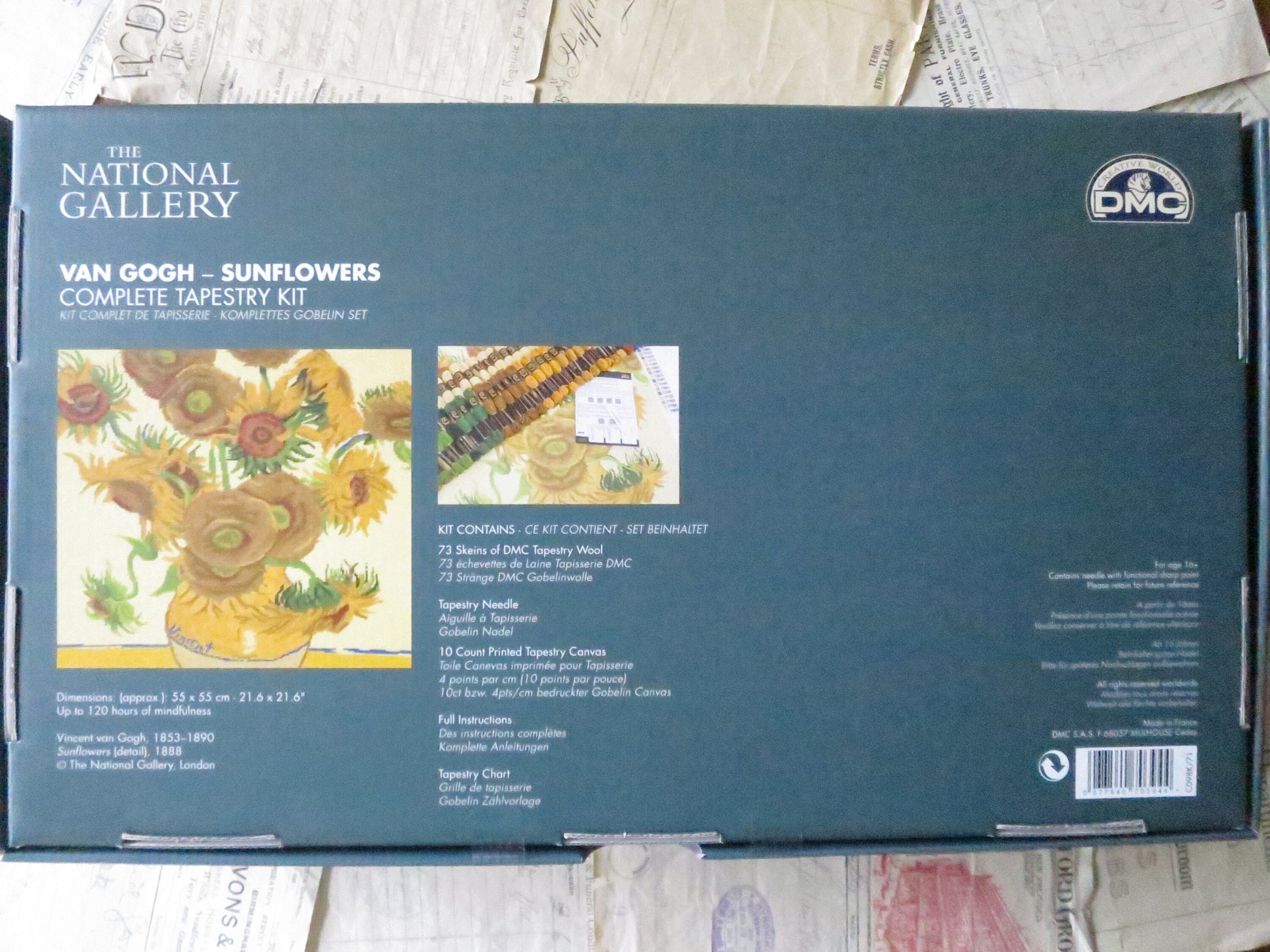 The National Gallery 'Sunflowers' Van Gogh- Tapestry Kit