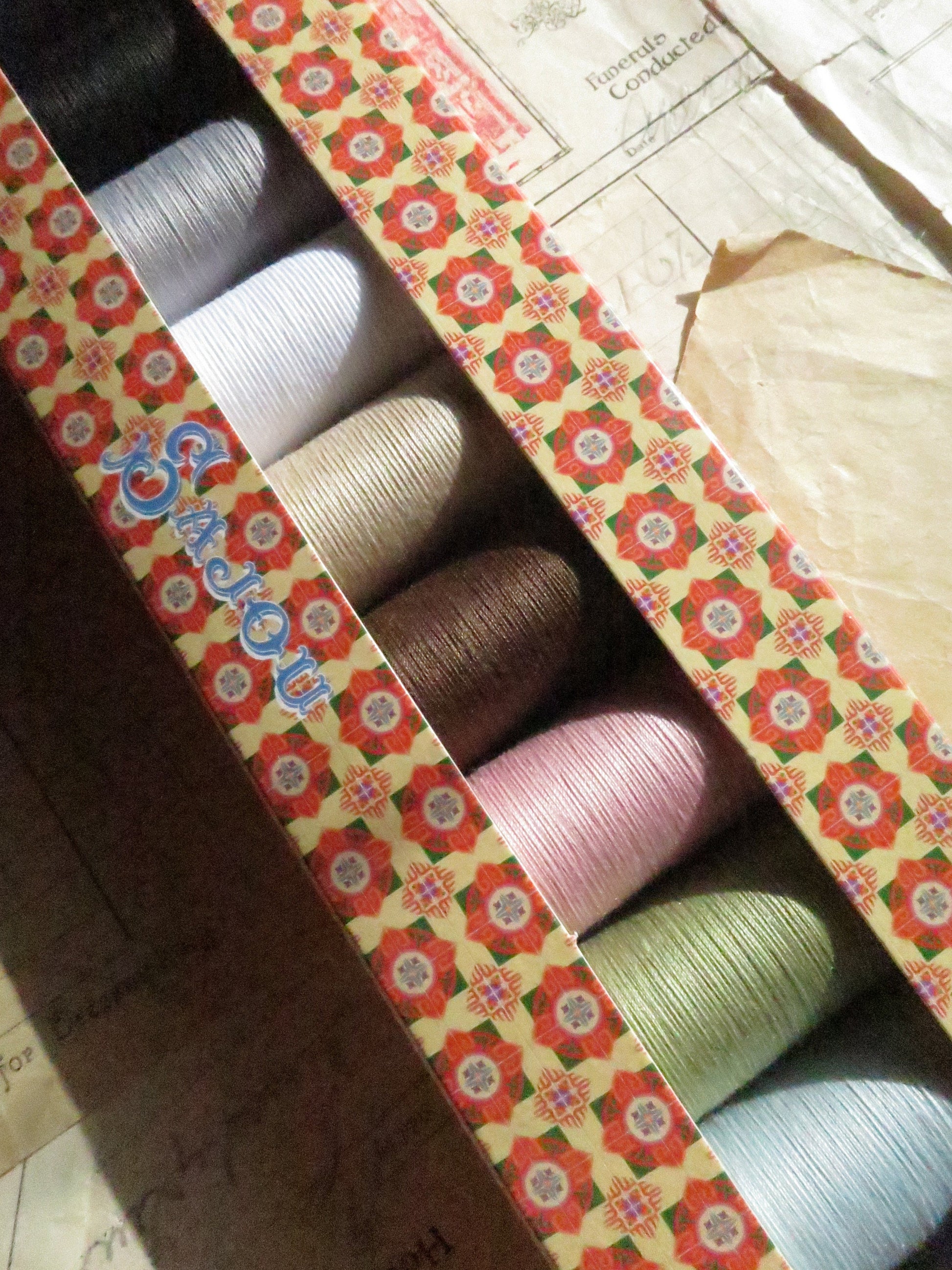 Sajou Fil au Chinois Polyvalent Polyester Sewing Thread Boxed Set