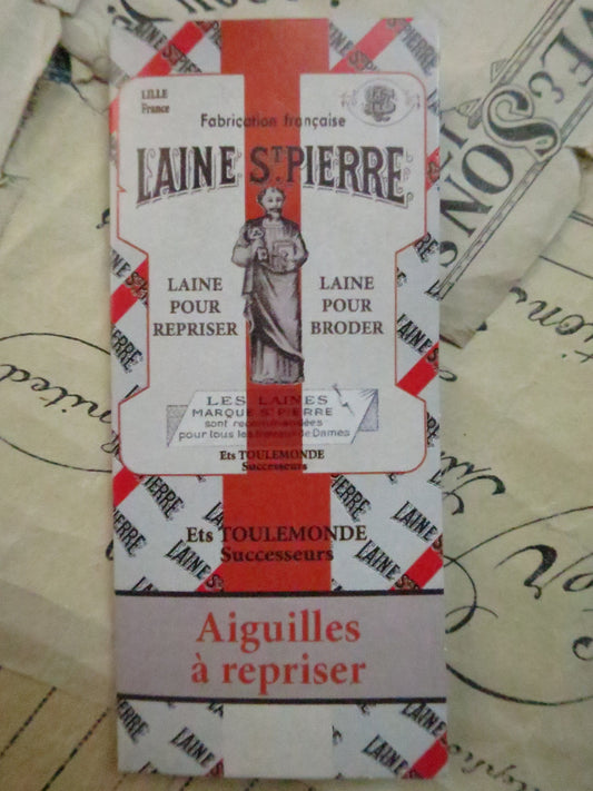 Sajou Booklet 6 Sharp Point Darning Needles- Laine St Pierre