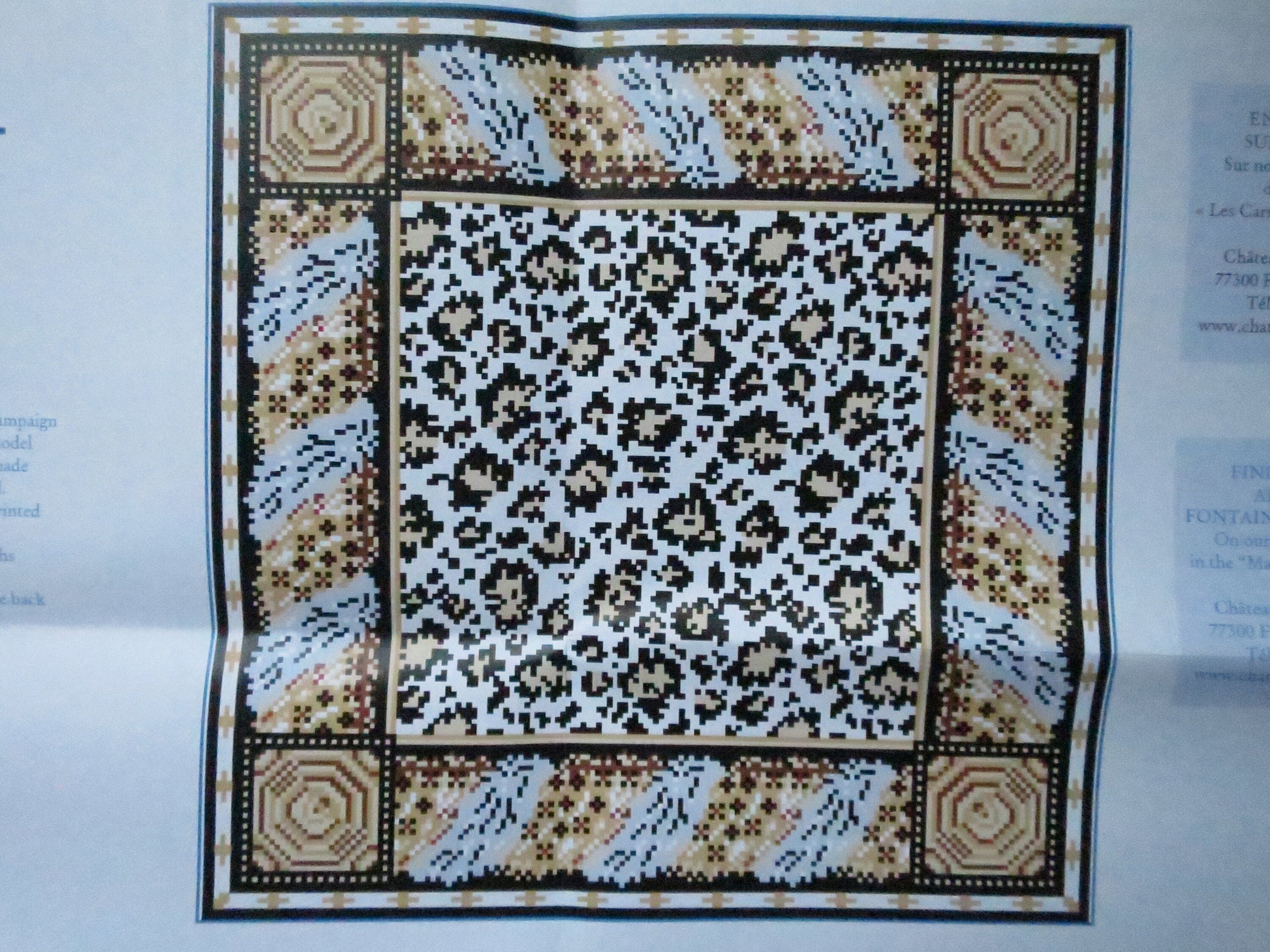 Sajou The Emperor's Carpet Cushion Cross Stitch Kit