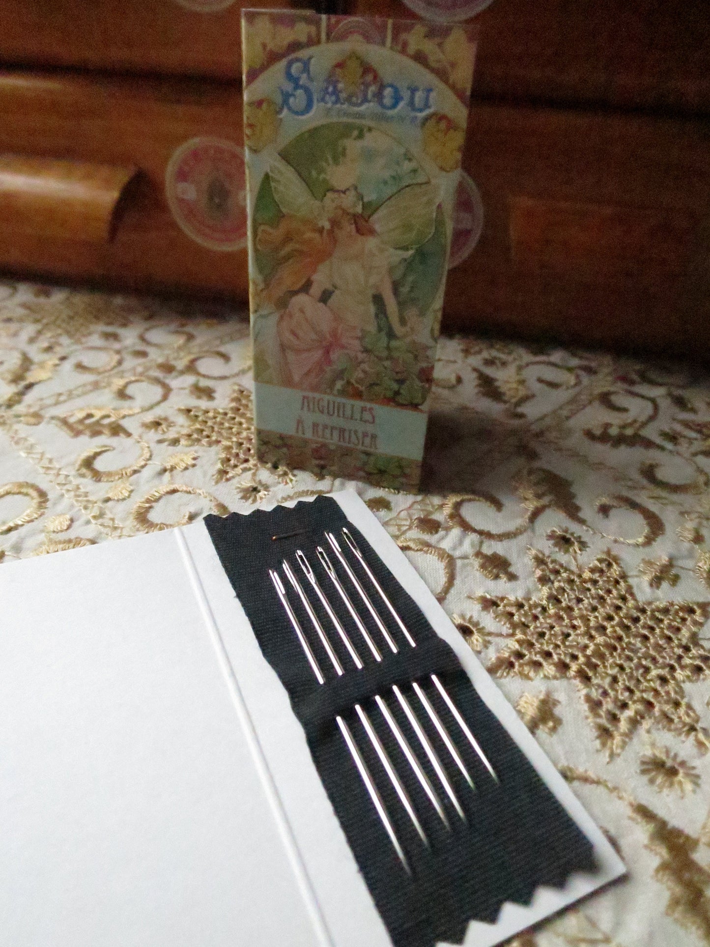 Sajou Booklet 6 Sharp Point Darning Needles- Sajou Fairy