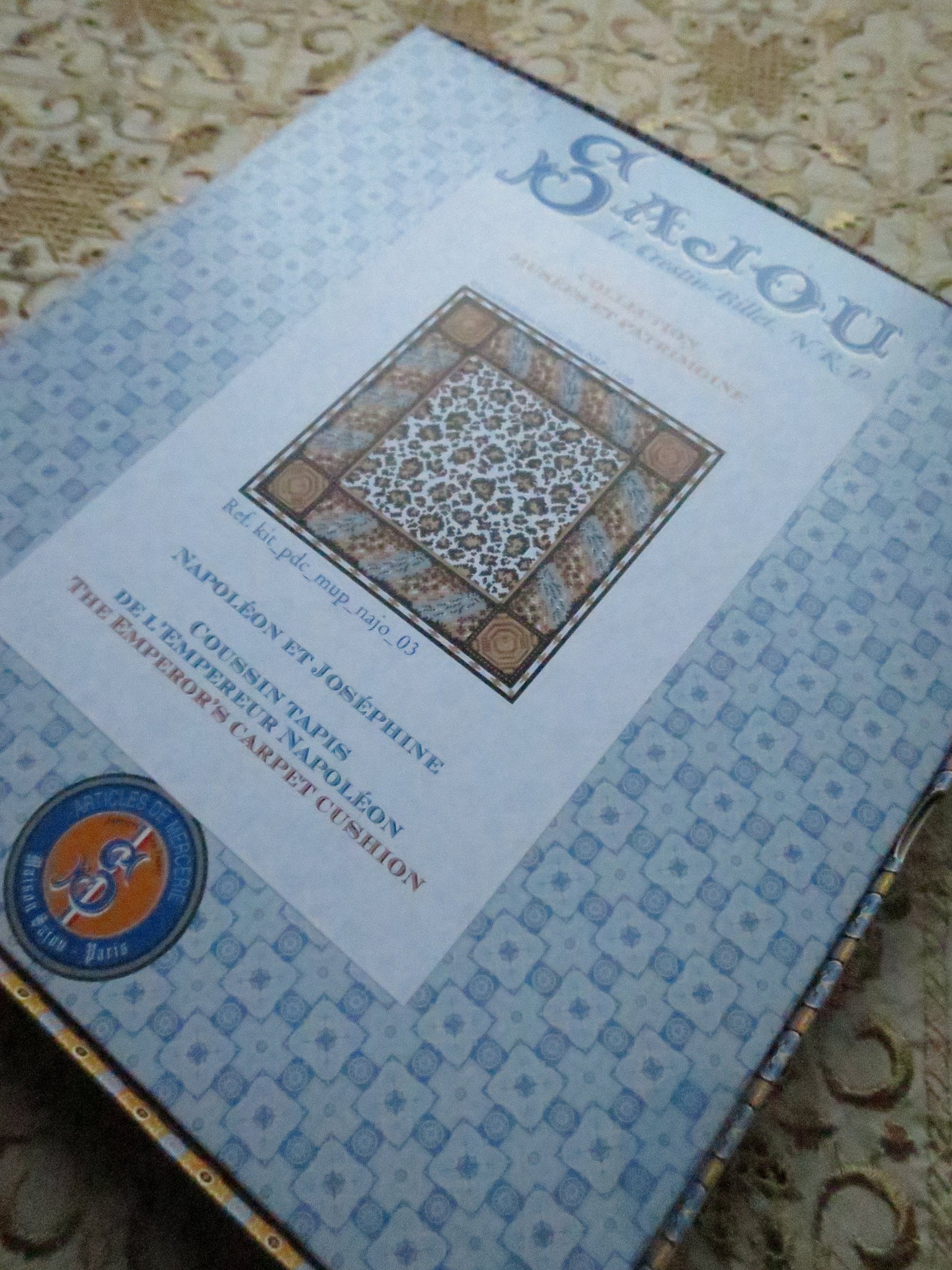 Sajou The Emperor's Carpet Cushion Cross Stitch Kit