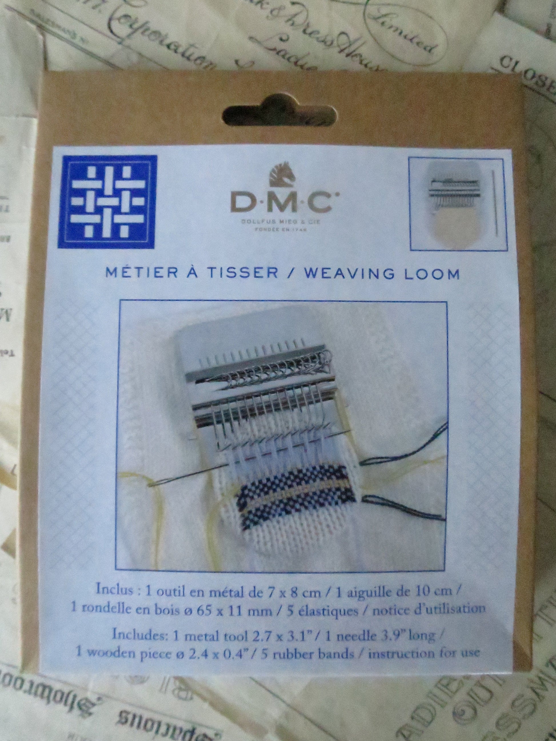 DMC - Mini weefframe 14 haken, 11 cm DMC - Mini weefframe 14 haken, 11 cm