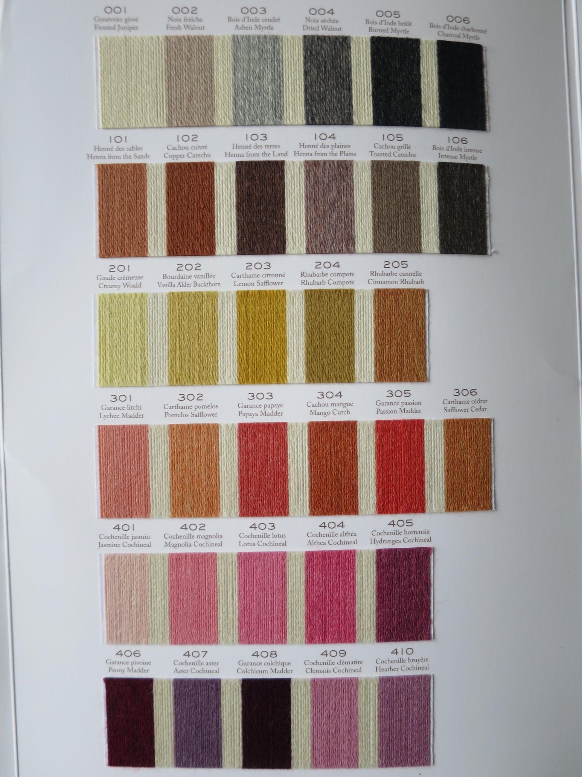 DMC Eco Vita Naturally Dyed Embroidery Thread- All Colours