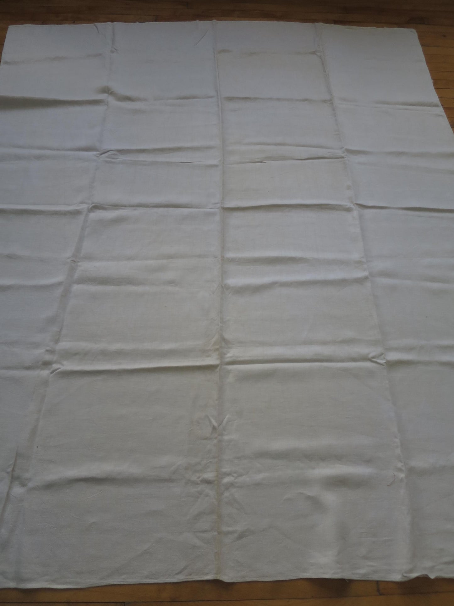 Antique Home Spun Hand Woven & Hand Sewn Linen Sheet- 1811