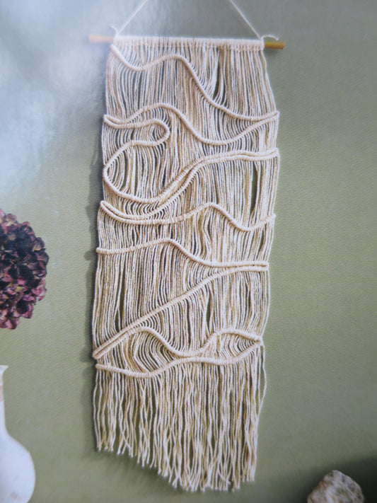 Knotted Waves Macrame Kit Kit- The Gift of Stitch DMC