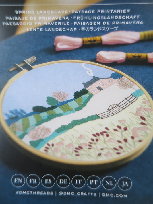 Spring Landscape Embroidery Kit -Georgie K. Emery