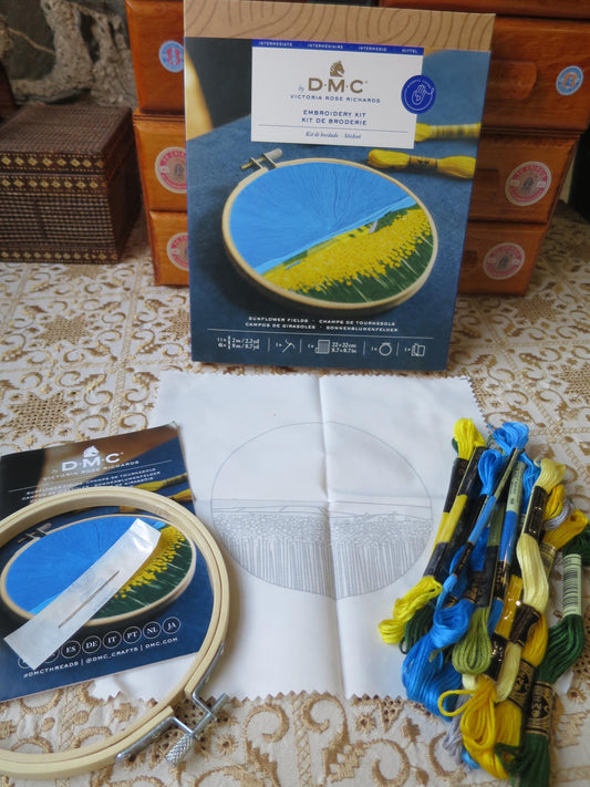 Sunflower Fields by Victoria Rose Richards- Embroidery Kit