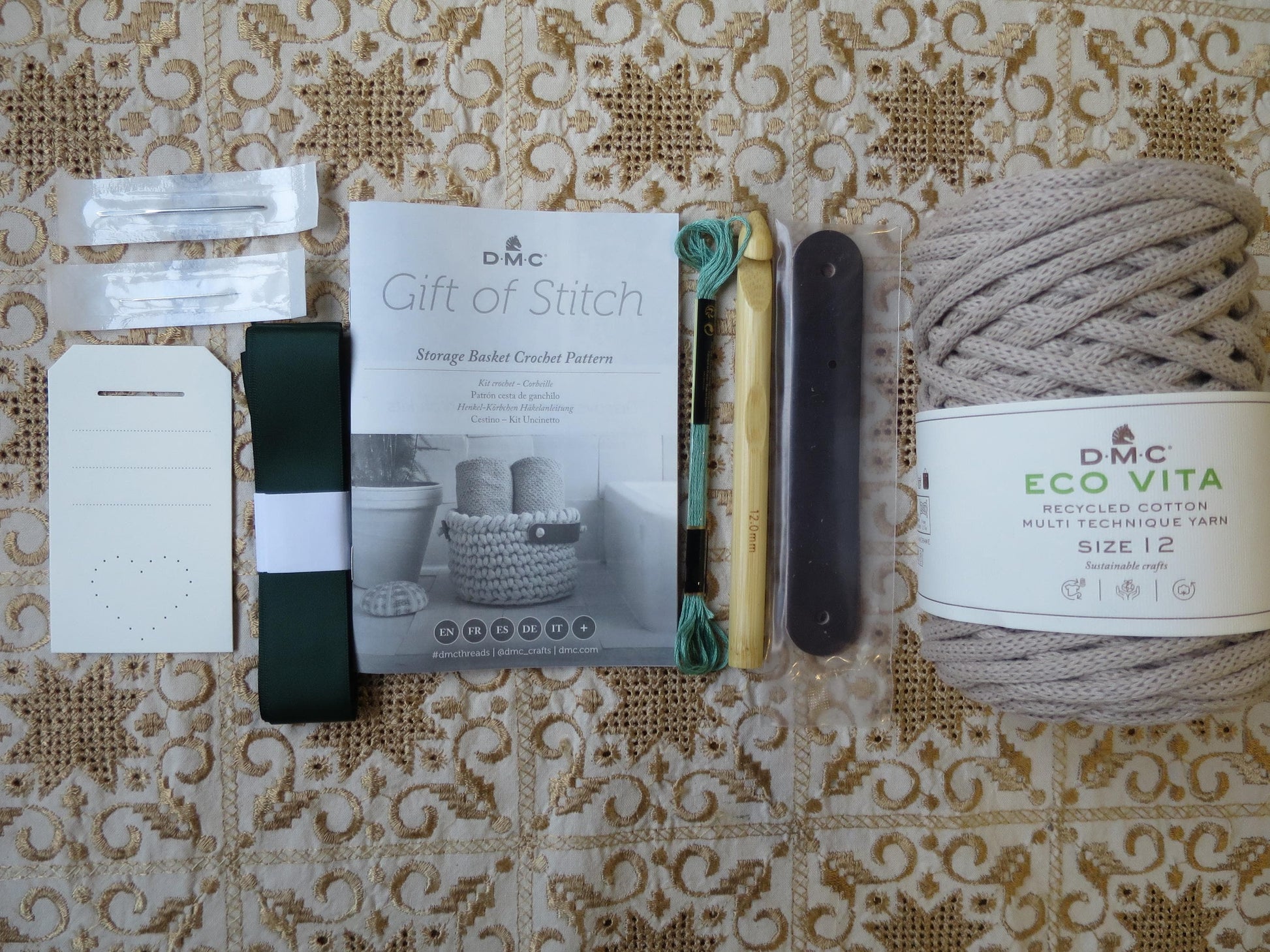 Crochet Storage Pot Kit- The Gift of Stitch DMC