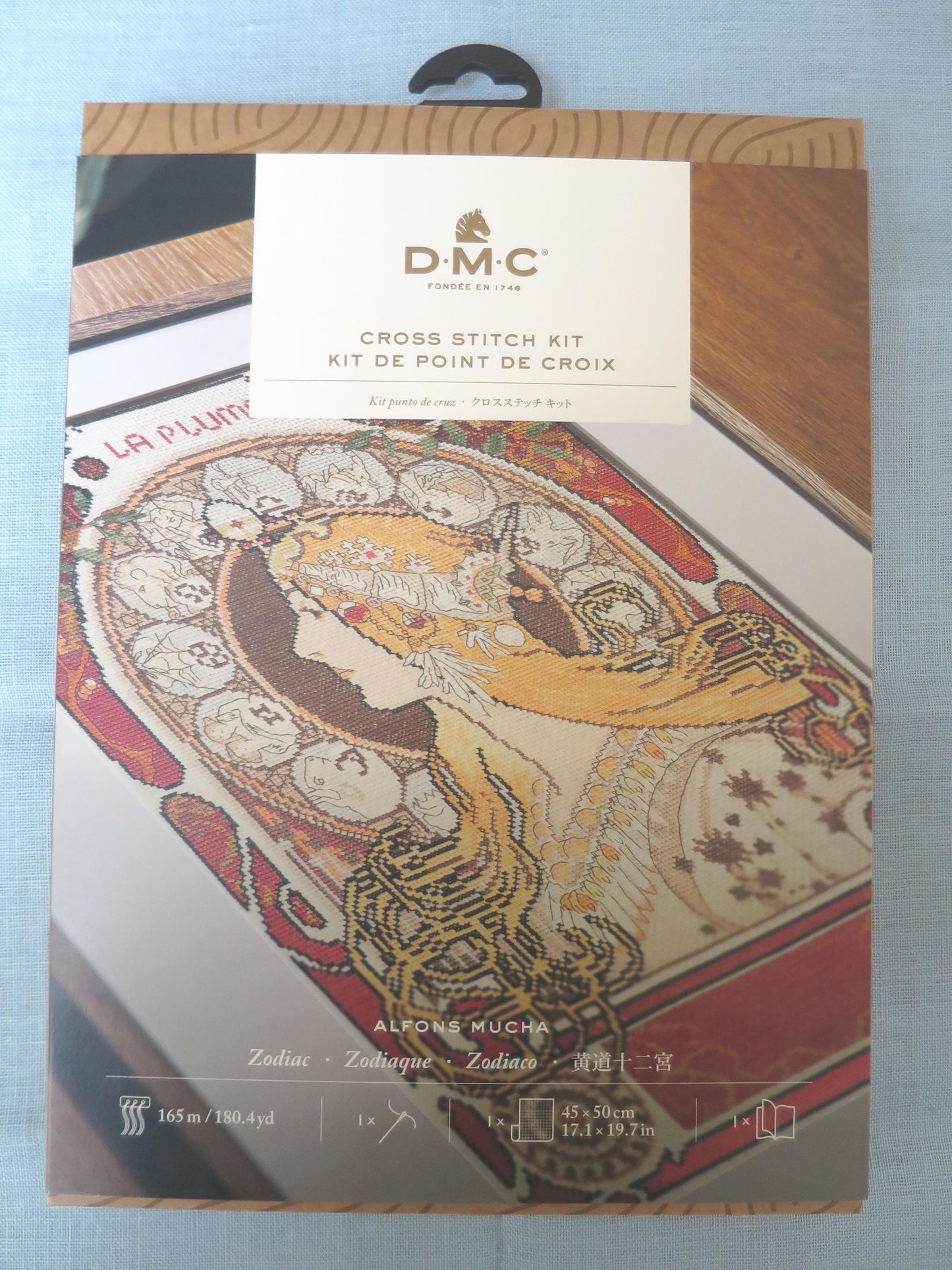 Zodiac- Alfons Mucha- DMC Cross Stitch kit
