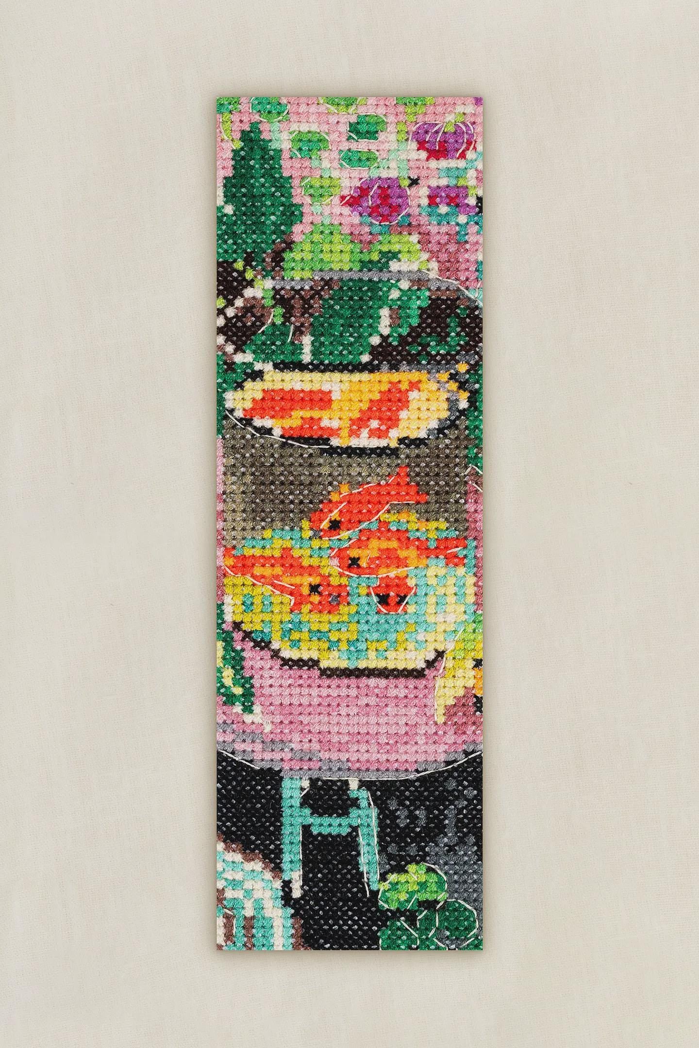 The Goldfish- Henri Matisse- DMC Cross Stitch Bookmark Kit