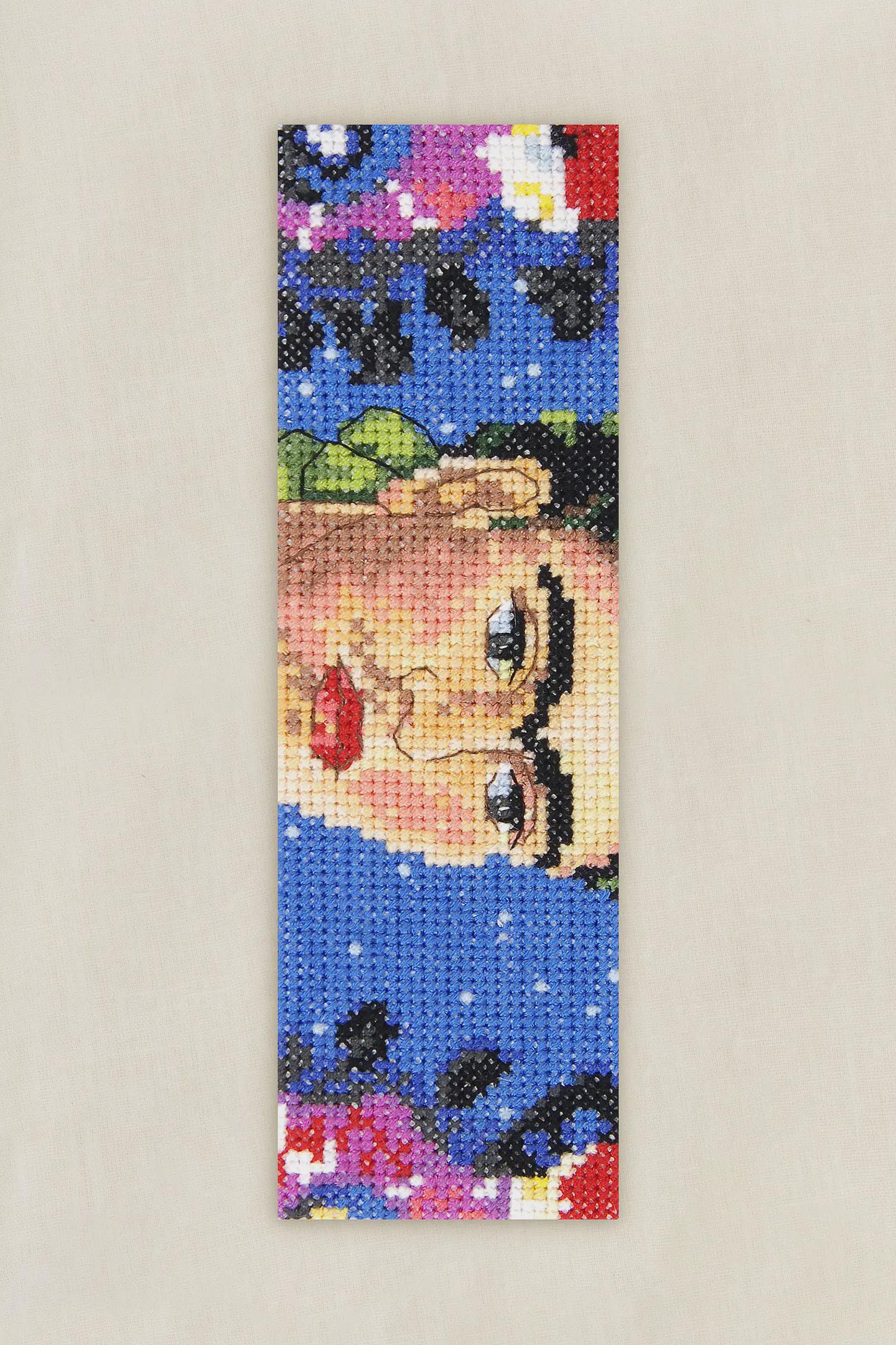 The Frame- Freida Kahlo- DMC Cross Stitch Bookmark Kit