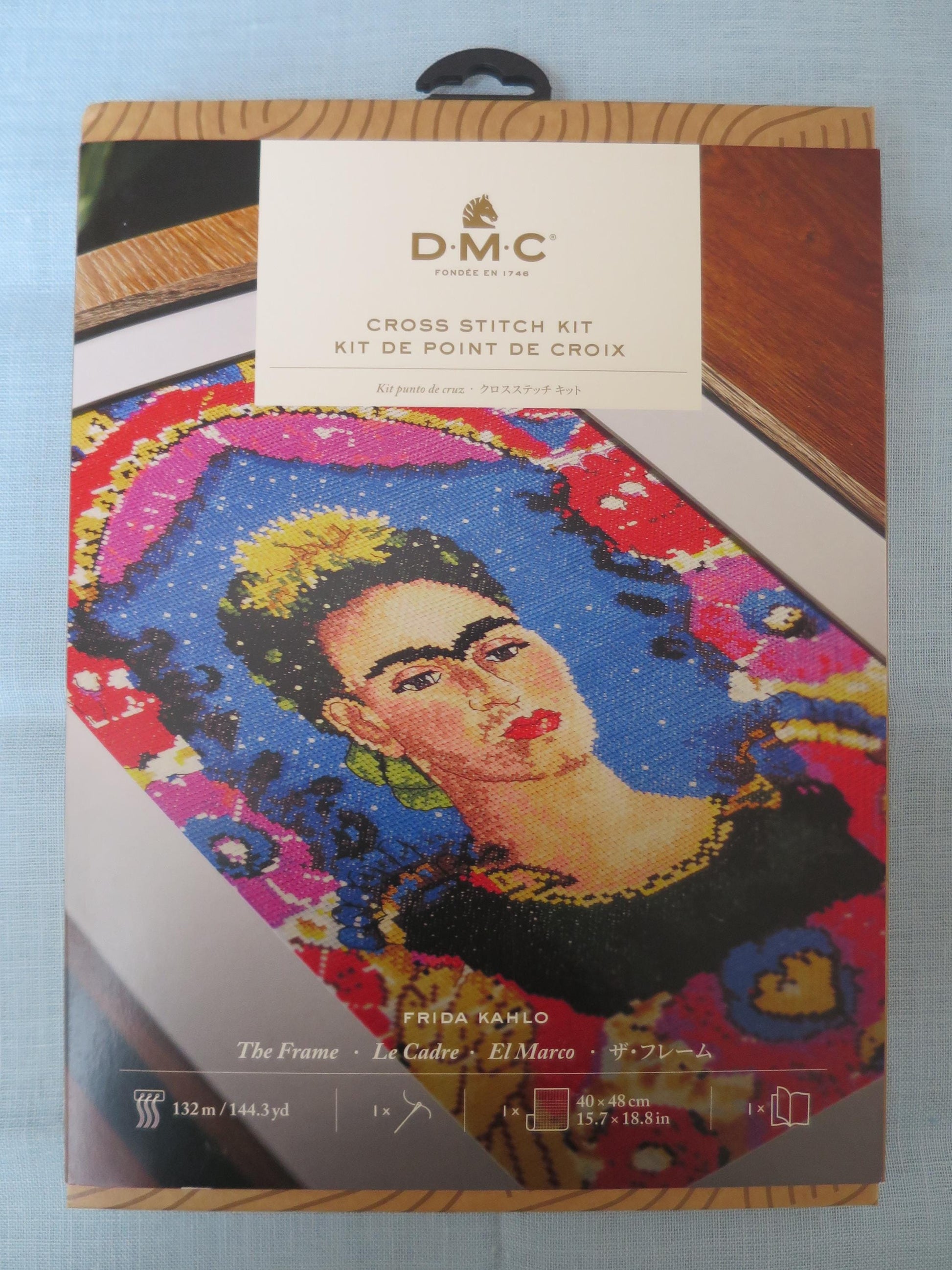 The Frame- Frida Kahlo- DMC Cross Stitch kit