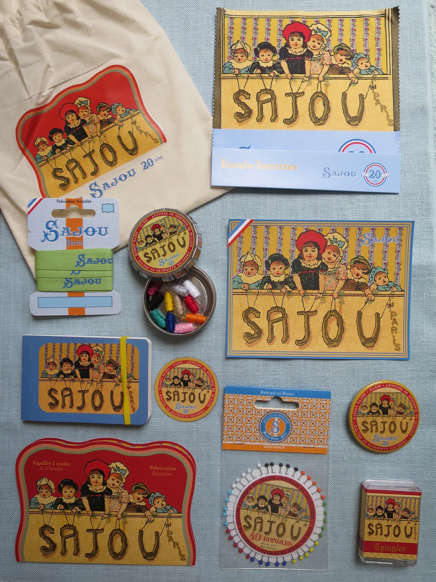 Sajou Limited Edition Gift Bag for Stitchers – Puppet Theatre