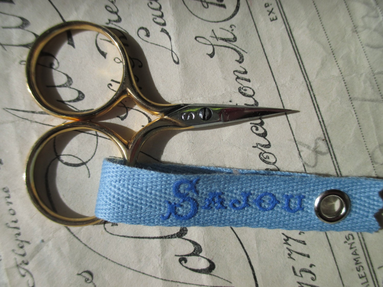 Sajou Little Monsters Hand Paired Embroidery Scissors Petit Monstres