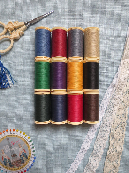 Sajou Boxed Set 12 Fil au Chinois Patchwork Thread- No. 4- Bright Tones