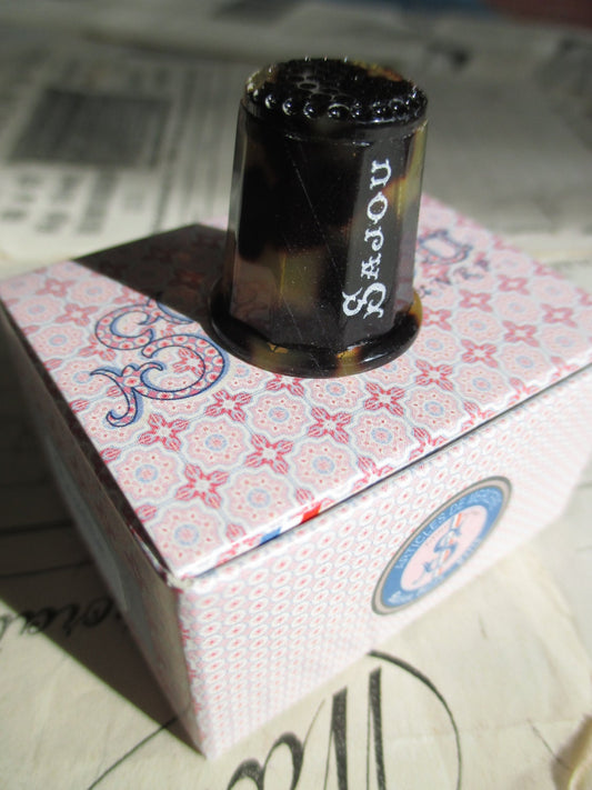 Sajou French Luxury Thimble- Faux Tortoiseshell