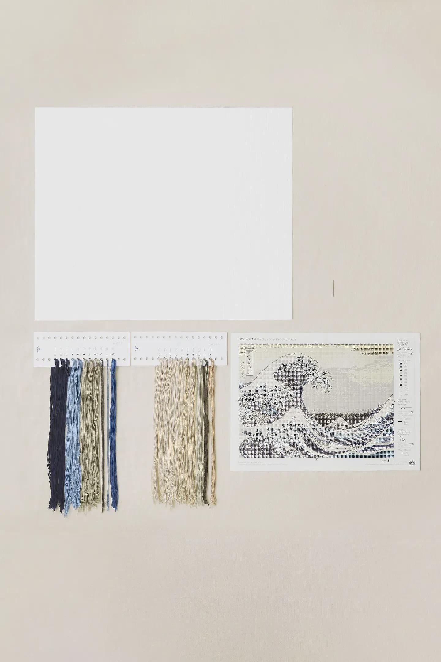 The Great Wave- Katsuhika Hokusai- DMC British Museum Cross Stitch kit