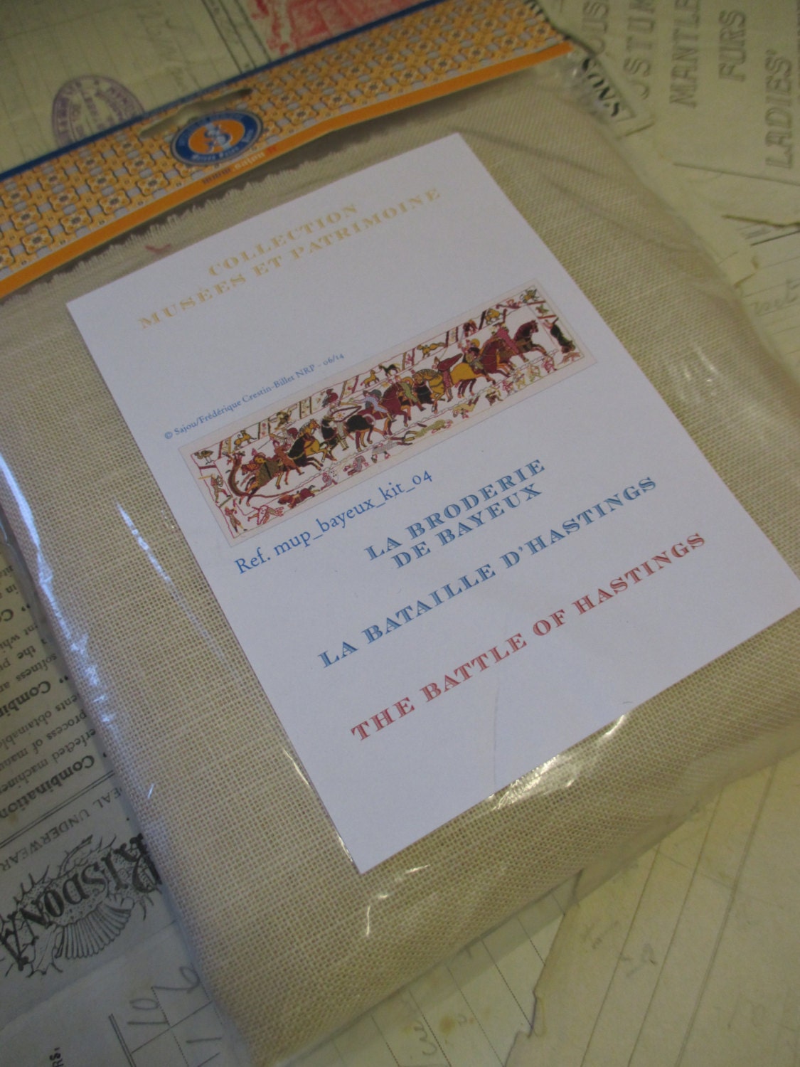 Sajou Museum & Heritage Bayeux Tapestry Embroidery Kit- The Battle of Hastings