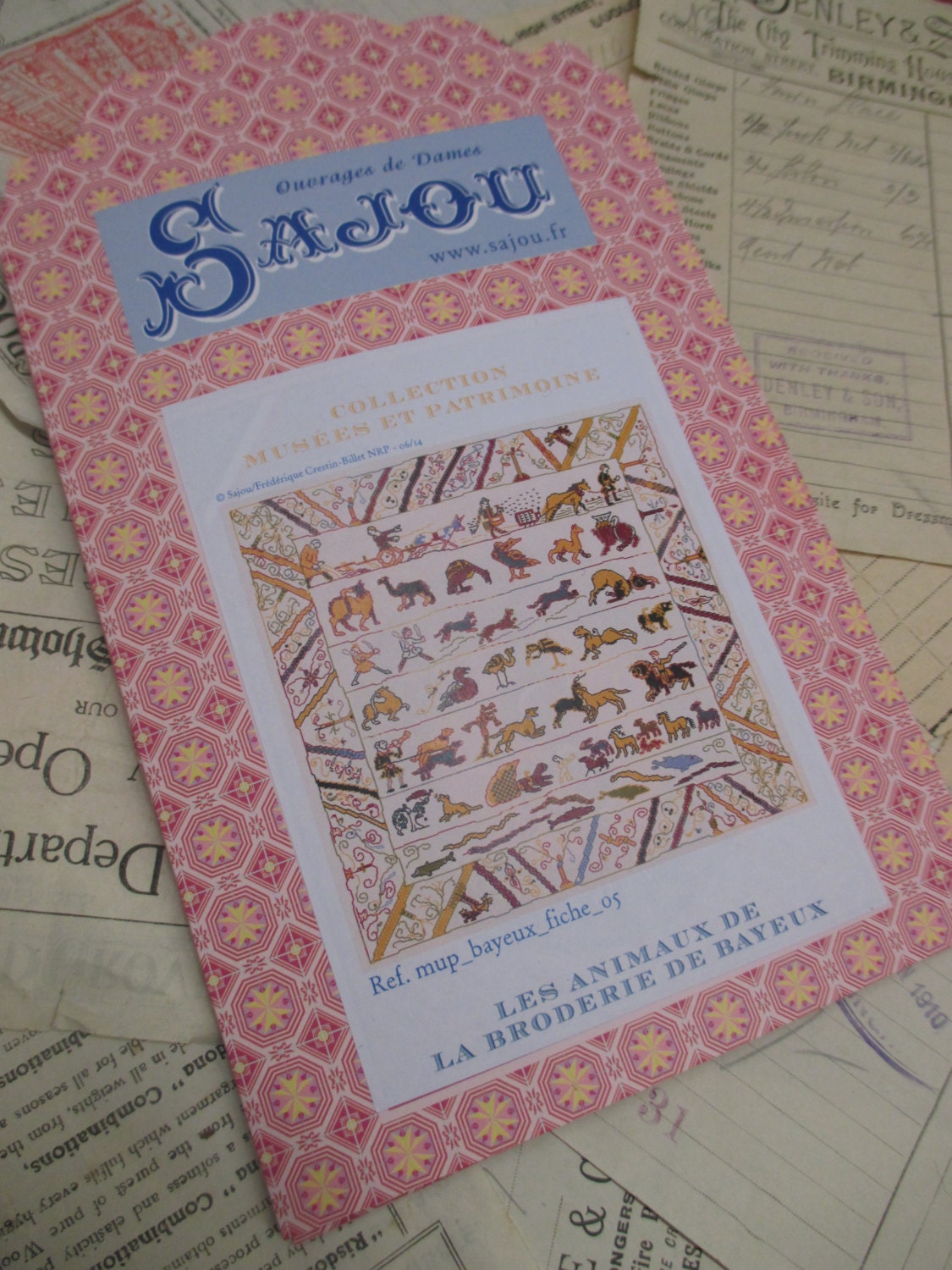 Sajou Museum & Heritage Bayeux Tapestry Embroidery Chart- Bayeux Animals