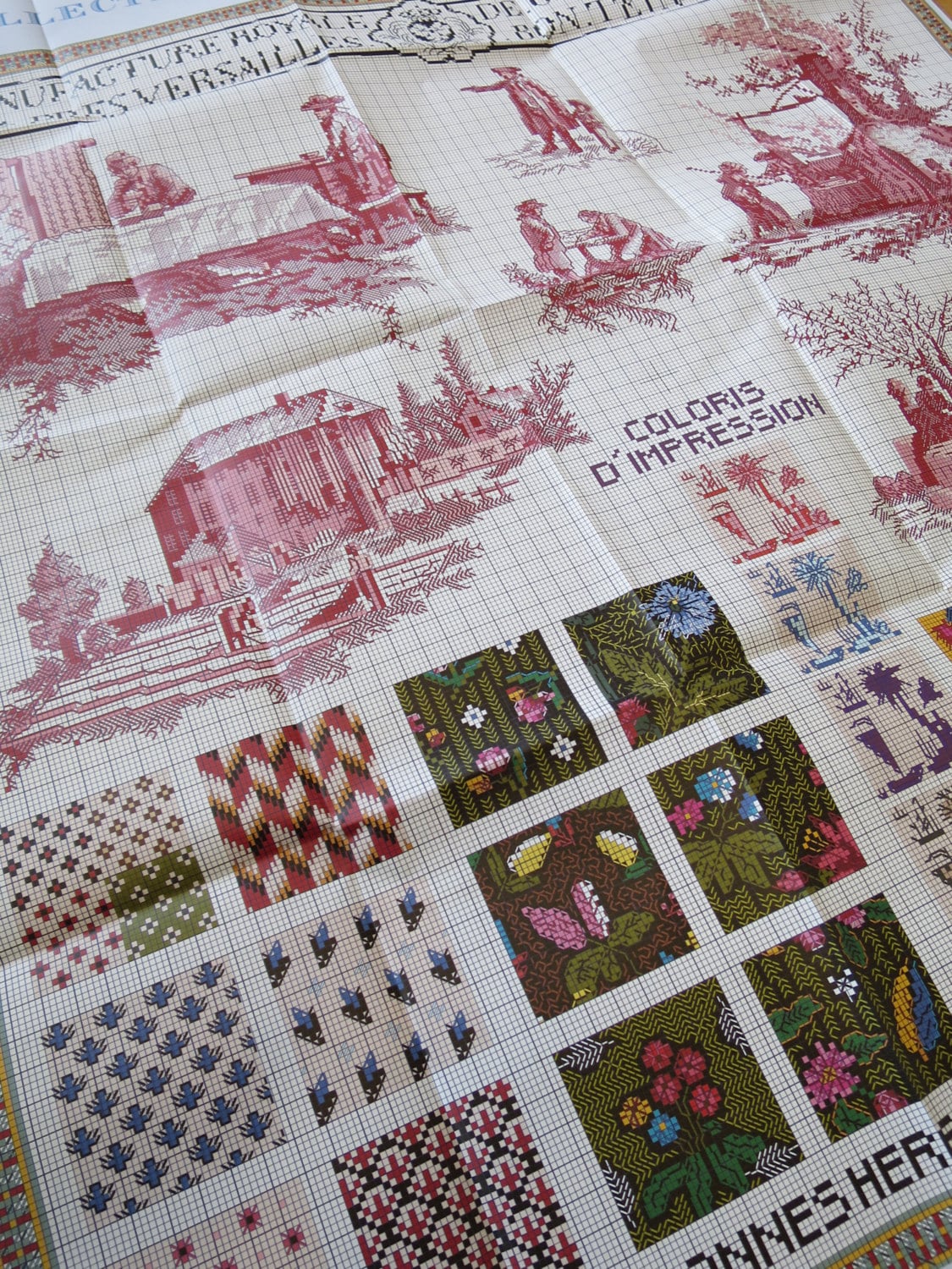Sajou Museum & Heritage Large Toile du Jouy Embroidery Chart