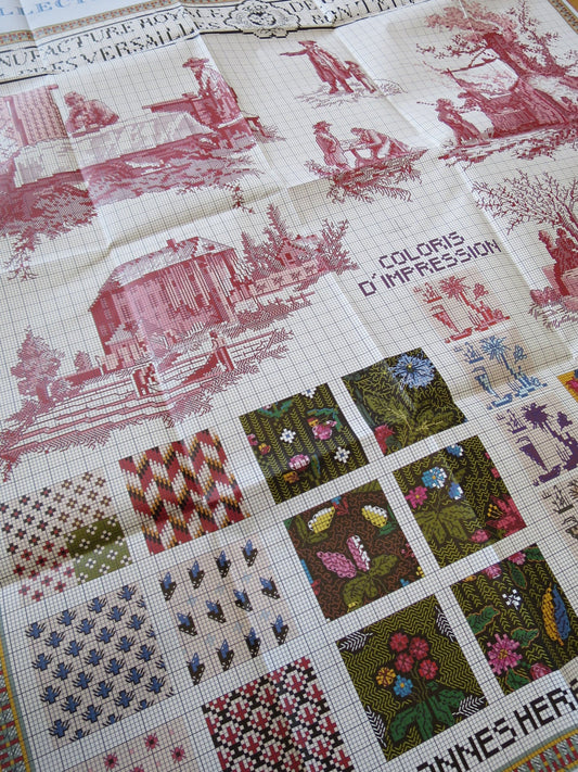 Sajou Museum & Heritage Large Toile du Jouy Embroidery Chart