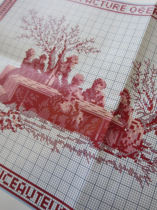 Sajou Museum & Heritage Toile du Jouy Manufacture Embroidery Kit- The Hand Painting