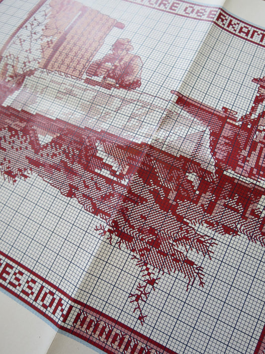Sajou Museum & Heritage Toile du Jouy Manufacture Embroidery Kit- The Printing