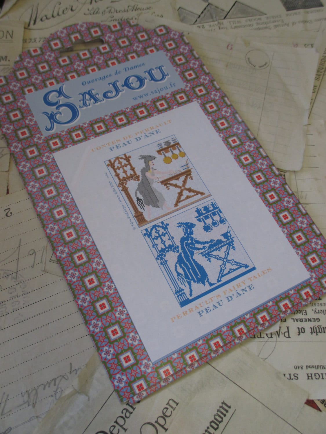Sajou Perrault Fairy Tales Embroidery Chart- Donkey Skin