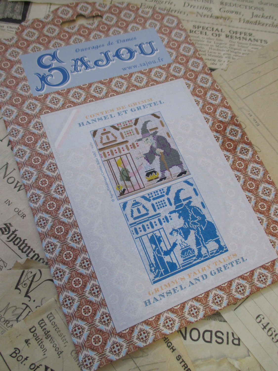 Sajou Grimm's Fairy Tales Embroidery Chart- Hansel and Gretel