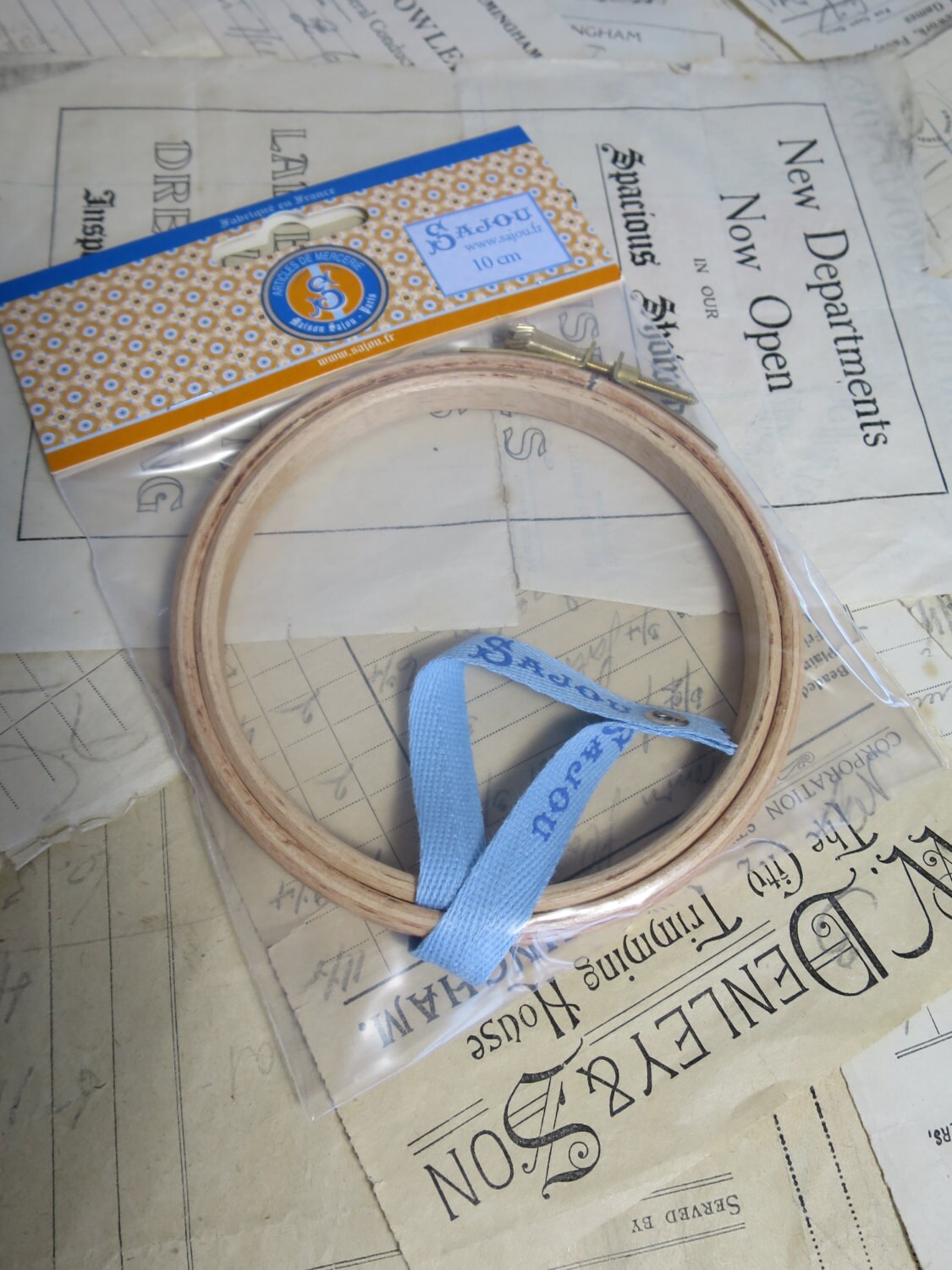 Sajou Wooden Embroidery Hoops Sizes 22- 30 cm