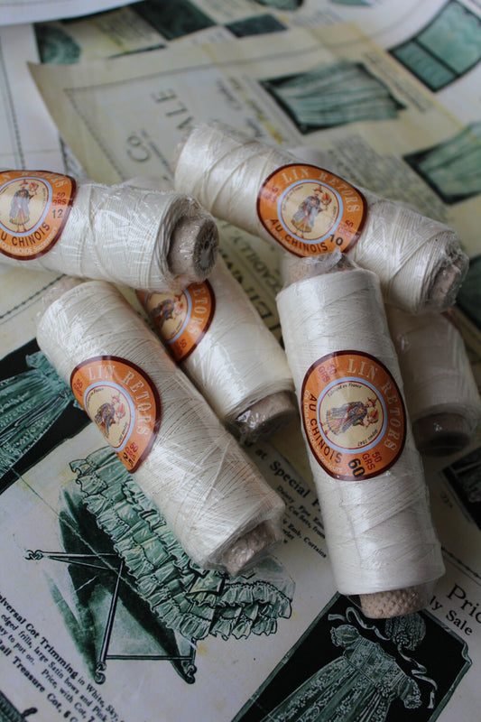 Sajou Retour Linen Waxed Book Binding Thread- Fil au Chinois - All Sizes- 10-60