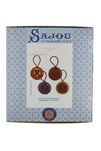 Sajou Needlepoint Tree Decorations Kit- Pretzels