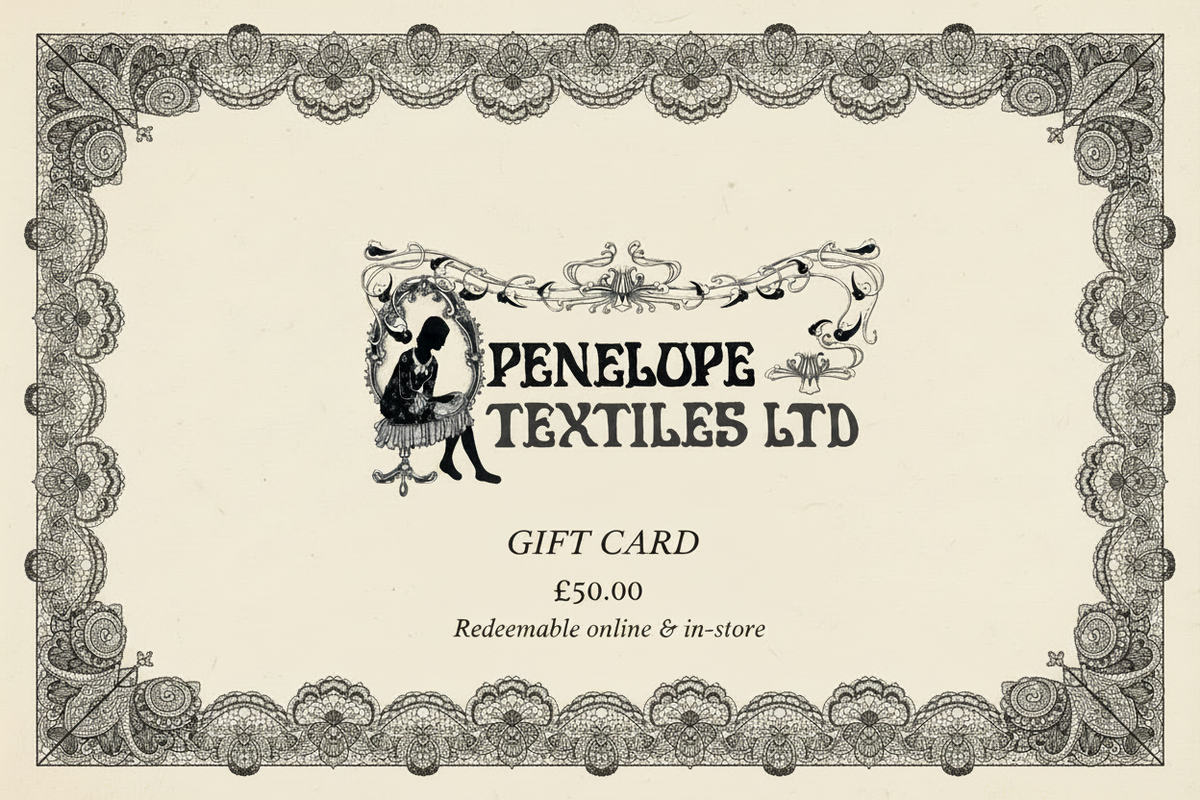 Penelope Textiles Gift Card - Mitred Corners