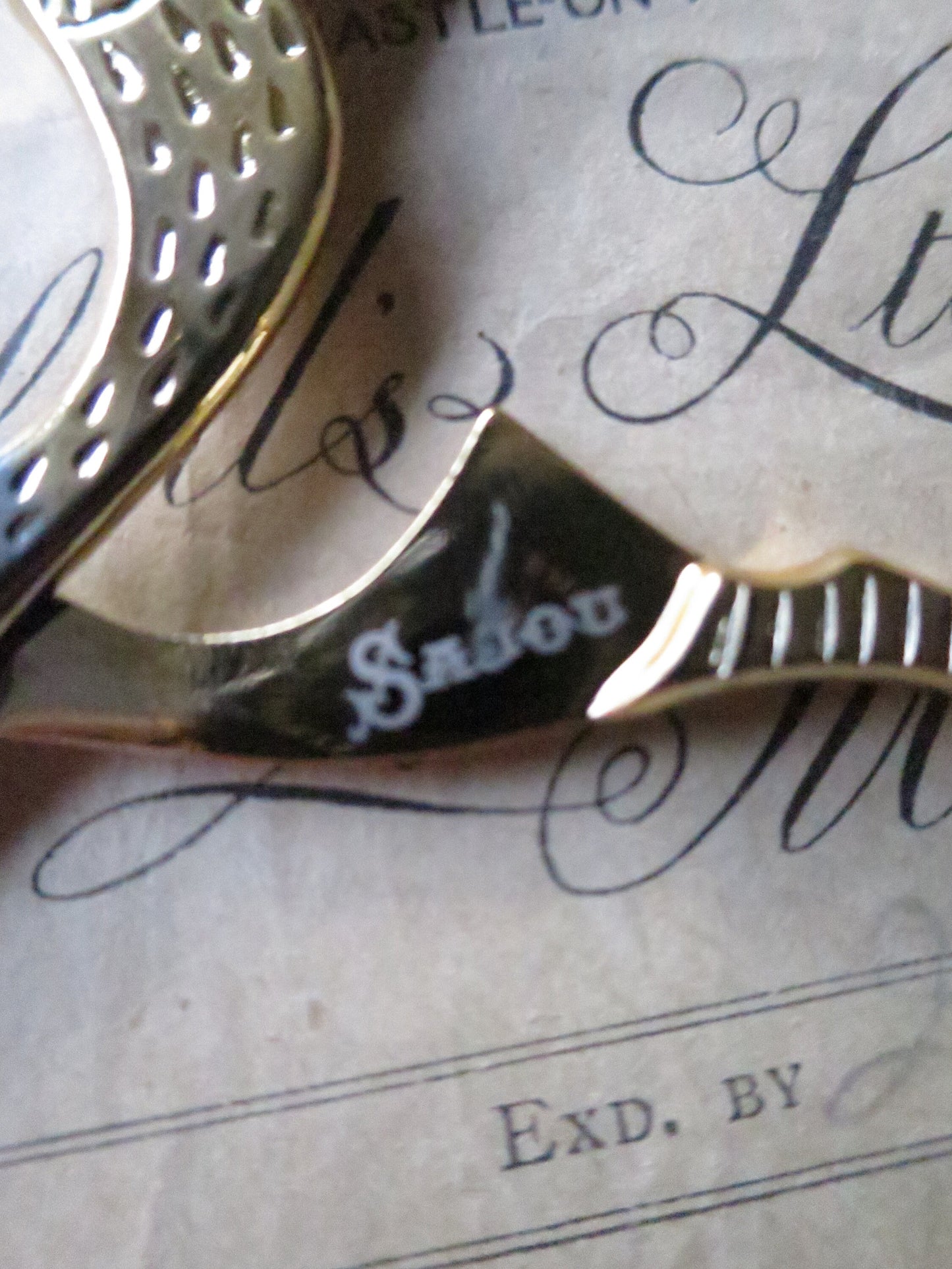 Sajou Large Gilded Stork Scissors