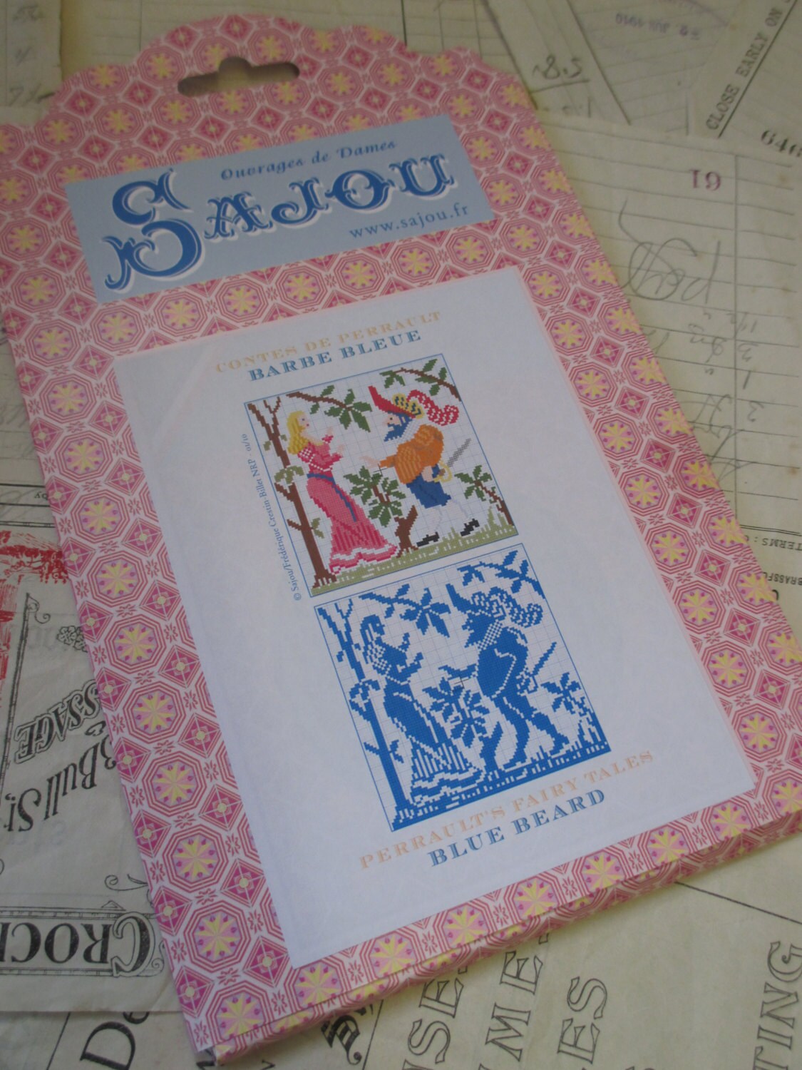 Sajou Perrault Fairy Tales Embroidery Chart- Blue Beard